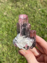 Load image into Gallery viewer, Elbaite (var. Rubellite) Tourmaline on Albite
