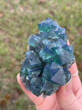 Load image into Gallery viewer, Green-Blue English Fluorite from the Cousin Jack Pocket at Rogerley Mine
