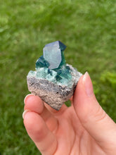 Load image into Gallery viewer, Green-Blue English Fluorite from the Cousin Jack Pocket at Rogerley Mine
