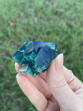 Load image into Gallery viewer, Green-Blue English Fluorite from the Cousin Jack Pocket at Rogerley Mine
