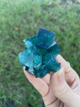 Load image into Gallery viewer, Green-Blue English Fluorite from the Cousin Jack Pocket at Rogerley Mine
