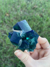 Load image into Gallery viewer, Green-Blue English Fluorite from the Cousin Jack Pocket at Rogerley Mine
