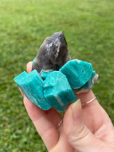 Load image into Gallery viewer, Amazonite with Smoky Quartz
