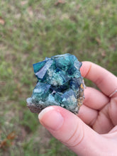 Load image into Gallery viewer, Green-Blue English Fluorite from the Cousin Jack Pocket at Rogerley Mine
