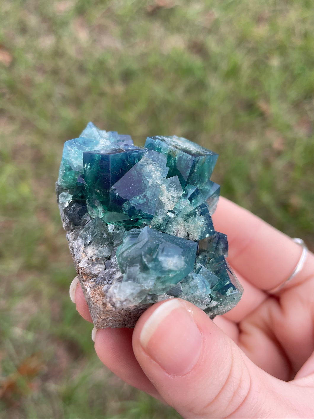 Green-Blue English Fluorite from the Cousin Jack Pocket at Rogerley Mine