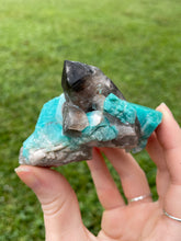 Load image into Gallery viewer, Amazonite with Smoky Quartz
