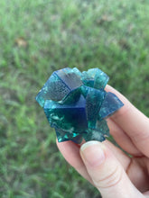 Load image into Gallery viewer, Green-Blue English Fluorite from the Cousin Jack Pocket at Rogerley Mine
