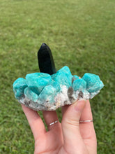 Load image into Gallery viewer, Amazonite with Smoky Quartz
