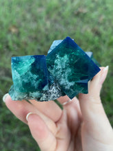 Load image into Gallery viewer, Green-Blue English Fluorite from the Cousin Jack Pocket at Rogerley Mine
