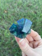 Load image into Gallery viewer, Green-Blue English Fluorite from the Cousin Jack Pocket at Rogerley Mine
