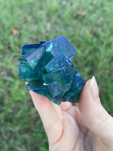 Load image into Gallery viewer, Green-Blue English Fluorite from the Cousin Jack Pocket at Rogerley Mine
