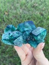 Load image into Gallery viewer, Green-Blue English Fluorite from the Cousin Jack Pocket at Rogerley Mine
