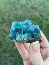 Load image into Gallery viewer, Green-Blue English Fluorite from the Cousin Jack Pocket at Rogerley Mine
