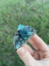 Load image into Gallery viewer, Green-Blue English Fluorite from the Cousin Jack Pocket at Rogerley Mine
