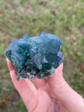 Load image into Gallery viewer, Green-Blue English Fluorite from the Cousin Jack Pocket at Rogerley Mine
