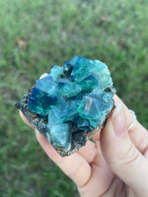 Load image into Gallery viewer, Green-Blue English Fluorite from the Cousin Jack Pocket at Rogerley Mine
