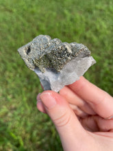 Load image into Gallery viewer, Marcasite on Barite
