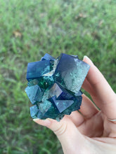 Load image into Gallery viewer, Green-Blue English Fluorite from the Cousin Jack Pocket at Rogerley Mine
