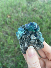 Load image into Gallery viewer, Green-Blue English Fluorite from the Cousin Jack Pocket at Rogerley Mine
