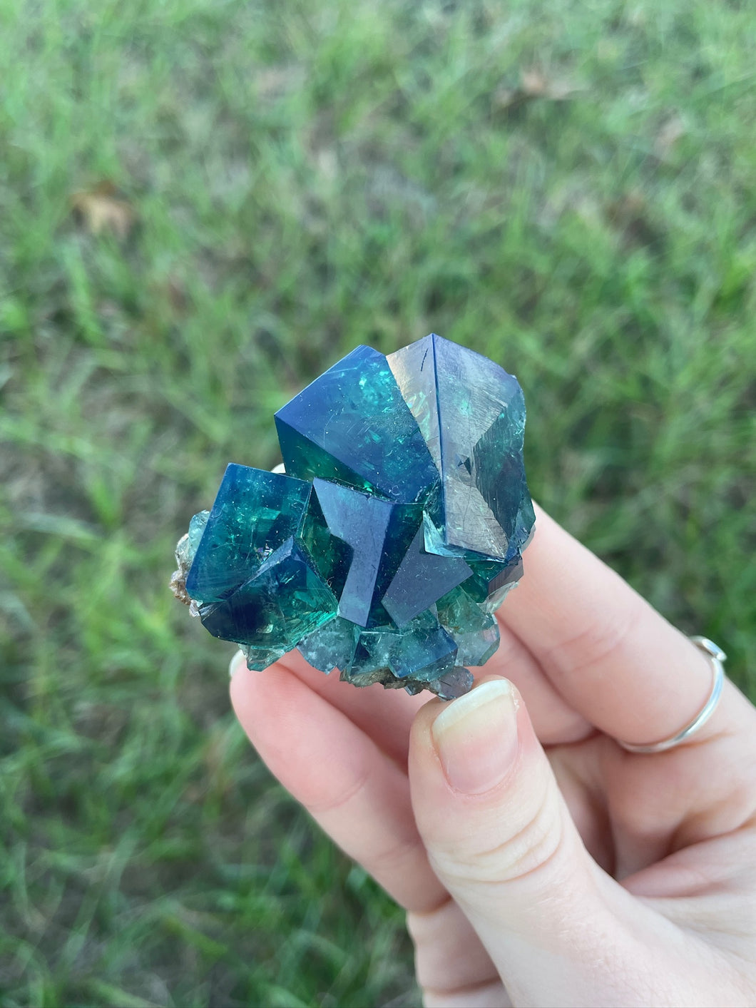 Green-Blue English Fluorite from the Cousin Jack Pocket at Rogerley Mine