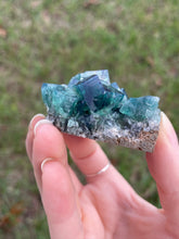 Load image into Gallery viewer, Green-Blue English Fluorite from the Cousin Jack Pocket at Rogerley Mine
