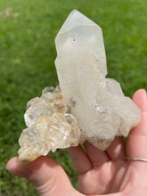 Load image into Gallery viewer, Double Terminated Quartz with Fluorite
