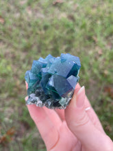 Load image into Gallery viewer, Green-Blue English Fluorite from the Cousin Jack Pocket at Rogerley Mine
