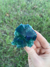 Load image into Gallery viewer, Green-Blue English Fluorite from the Cousin Jack Pocket at Rogerley Mine
