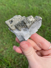 Load image into Gallery viewer, Marcasite on Barite
