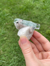 Load image into Gallery viewer, Aquamarine with Apatite on Feldspar
