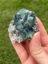 Load image into Gallery viewer, Green-Blue English Fluorite from the Cousin Jack Pocket at Rogerley Mine
