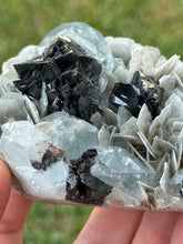 Load image into Gallery viewer, Cassiterite, Aquamarine, and Muscovite
