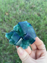 Load image into Gallery viewer, Green-Blue English Fluorite from the Cousin Jack Pocket at Rogerley Mine
