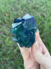 Load image into Gallery viewer, Green-Blue English Fluorite from the Cousin Jack Pocket at Rogerley Mine
