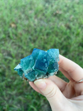 Load image into Gallery viewer, Green-Blue English Fluorite from the Cousin Jack Pocket at Rogerley Mine
