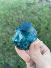 Load image into Gallery viewer, Green-Blue English Fluorite from the Cousin Jack Pocket at Rogerley Mine
