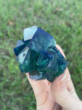 Load image into Gallery viewer, Green-Blue English Fluorite from the Cousin Jack Pocket at Rogerley Mine
