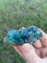 Load image into Gallery viewer, Green-Blue English Fluorite from the Cousin Jack Pocket at Rogerley Mine
