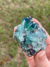 Load image into Gallery viewer, Green-Blue English Fluorite from the Cousin Jack Pocket at Rogerley Mine
