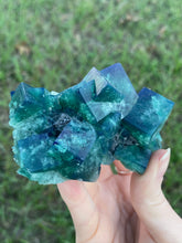 Load image into Gallery viewer, Green-Blue English Fluorite from the Cousin Jack Pocket at Rogerley Mine
