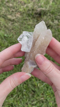 Load and play video in Gallery viewer, Clear Fluorite on Quartz
