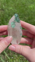 Load and play video in Gallery viewer, Green Fluorite on Quartz from Namibia
