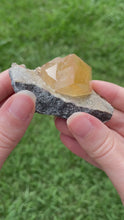 Load and play video in Gallery viewer, Orange Calcite on Matrix
