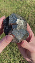 Load and play video in Gallery viewer, Elba Island Pyrite &amp; Hematite
