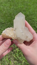 Load and play video in Gallery viewer, Double Terminated Quartz with Fluorite
