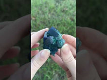 Load and play video in Gallery viewer, Green-Blue English Fluorite from the Cousin Jack Pocket at Rogerley Mine
