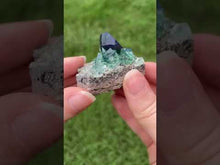 Load and play video in Gallery viewer, Green-Blue English Fluorite from the Cousin Jack Pocket at Rogerley Mine
