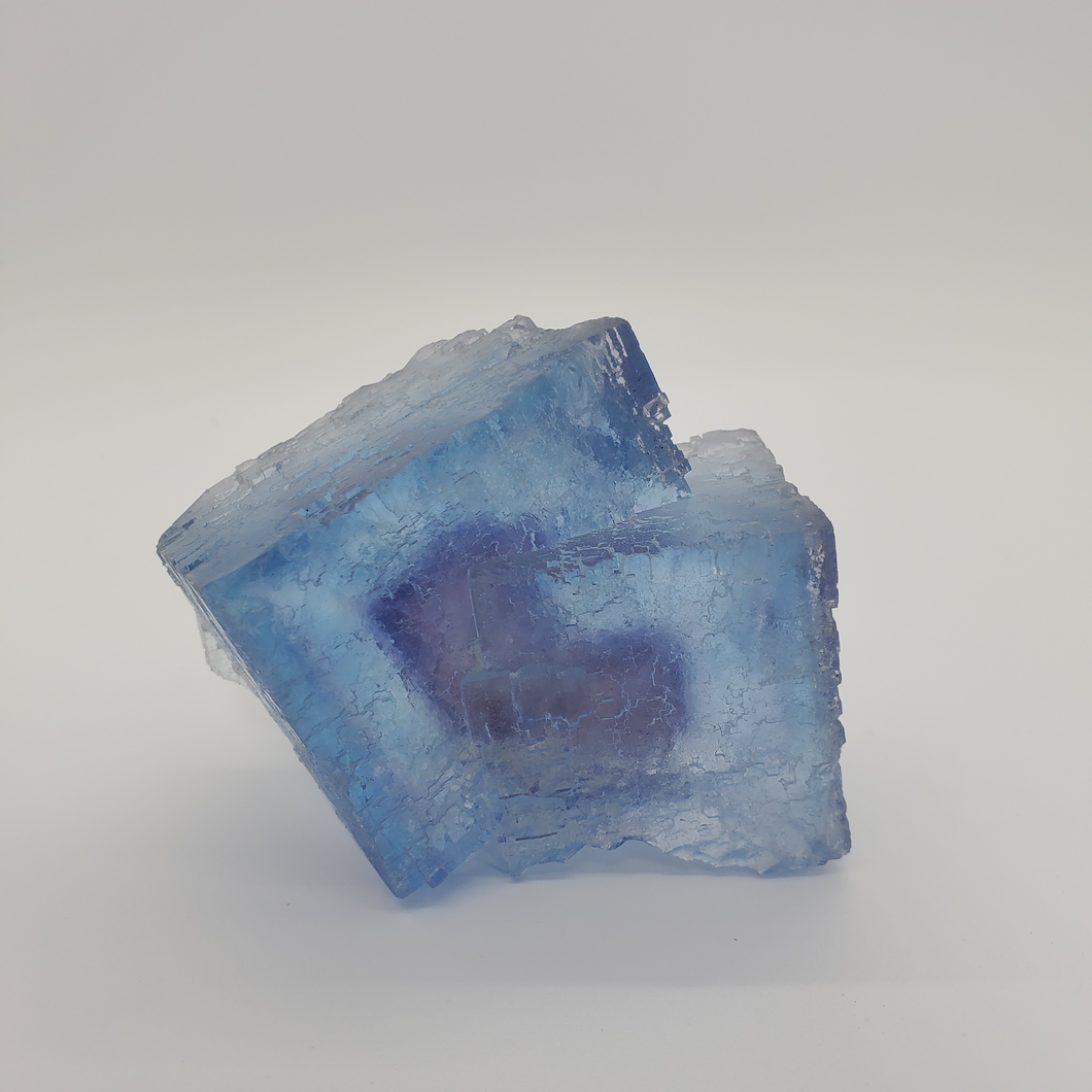 Blue Fluorite Semi-Cubes