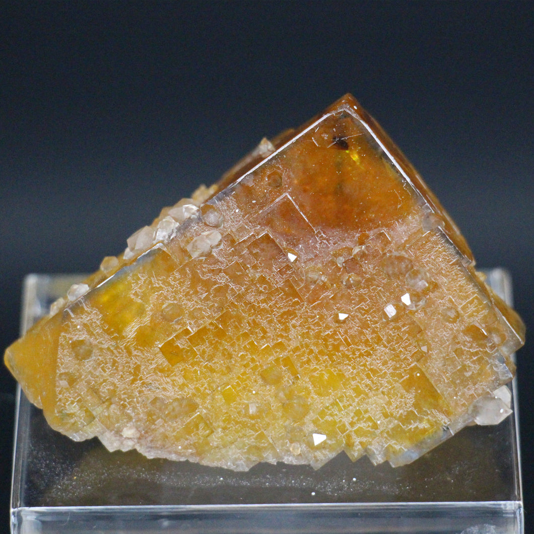 Yellow Fluorite from Valzergues