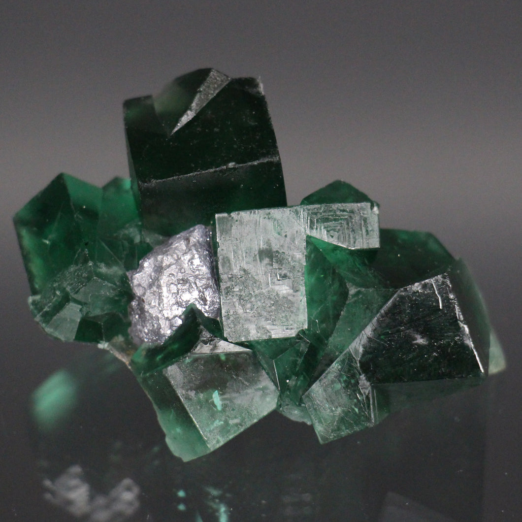 English Fluorite with Galena from the Cousin Jack Pocket - F1074